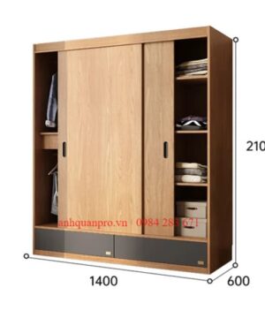 Tủ quần áo hiện đại TQA21