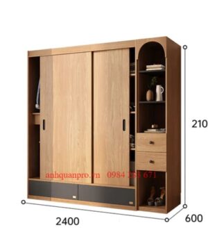 Tủ quần áo hiện đại TQA21
