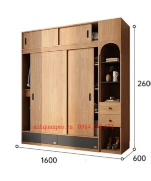 Tủ quần áo hiện đại TQA21