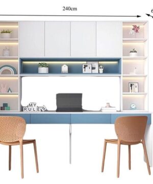 Bàn học đôi hiện đại BHS23