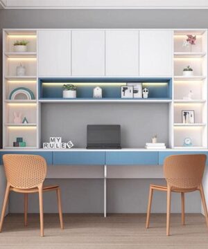 Bàn học đôi hiện đại BHS23