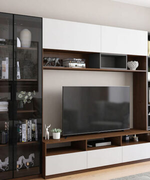 Tủ kệ vách tivi phòng khách mang phong cách hiện đại KTV22 7 Tủ kệ tivi phòng khách mang phong cách hiện đại KTV22