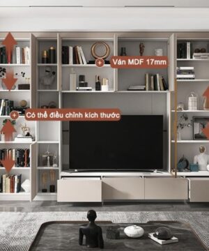 Tủ kệ , vách tivi cao cấp KTV24 17 Tủ tivi phòng khách KTV24