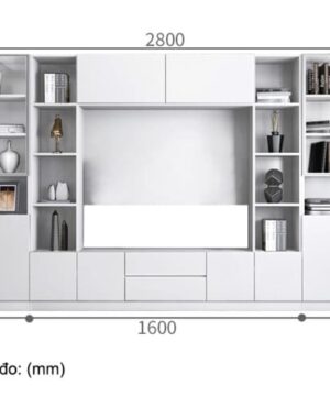 Tủ kệ tivi KTV25