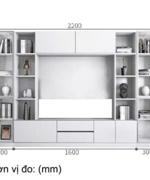 Tủ kệ tivi KTV25