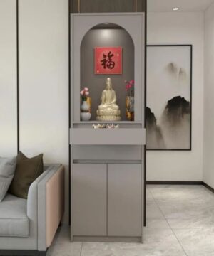 Tủ thờ gỗ công nghiệp hiện đại TT06