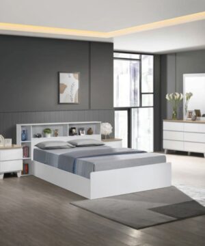 Giường ngủ phong cách hiện đại G15 7 Giường ngủ gỗ công nghiệp cao cấp G15