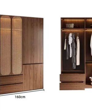 Tủ quần áo kết hợp cánh mây sang trọng và hiện đại TQA24 16 Tủ quần áo TQA24