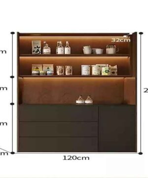 Tủ kệ rượu phòng khách trang trí sang trọng KTR20