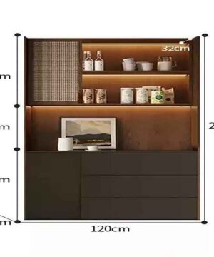 Tủ kệ rượu phòng khách trang trí sang trọng KTR20