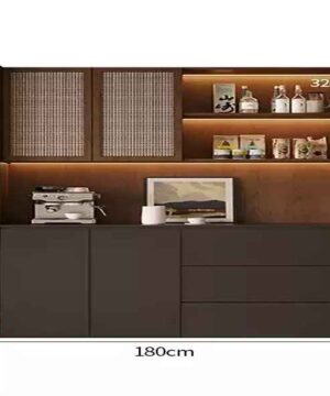 Tủ kệ rượu phòng khách trang trí sang trọng KTR20