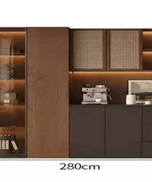Tủ kệ rượu phòng khách trang trí sang trọng KTR20