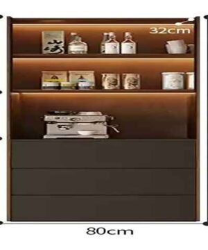 Tủ kệ rượu phòng khách trang trí sang trọng KTR20