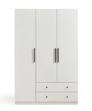 Tủ áo gỗ 3 cánh và ngăn kéo hiện đại TQA33 7 Tủ áo gỗ 3 cánh và ngăn kéo hiện đại TQA27