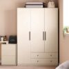 Tủ áo gỗ 3 cánh và ngăn kéo hiện đại TQA27