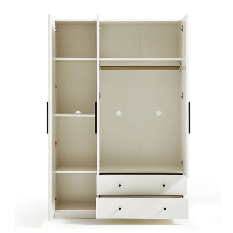 Tủ áo gỗ 3 cánh và ngăn kéo hiện đại TQA33 8 Tủ áo gỗ 3 cánh và ngăn kéo hiện đại TQA27
