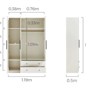 Kích thước tủ gỗ TQA27