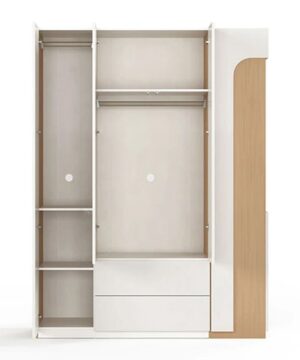 Tủ quần áo gỗ công nghiệp 3 cánh TQA25