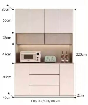 Tủ để đồ nhà bếp KVS46 8 Tủ để đồ hiện đại nhà bếp KVS46