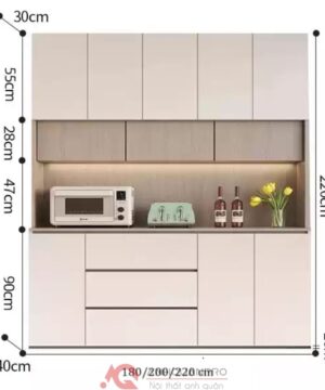 Tủ để đồ nhà bếp KVS46 11 Tủ để đồ hiện đại nhà bếp KVS46