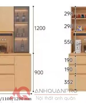Tủ để đồ hiện đại nhà bếp KVS47