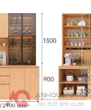 Tủ để đồ hiện đại nhà bếp KVS47