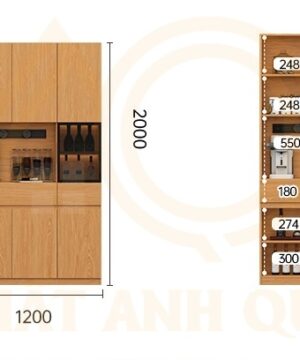 Tủ để đồ nhà bếp TDB01