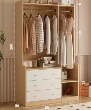 Tủ quần áo không cánh hiện đại TQA32