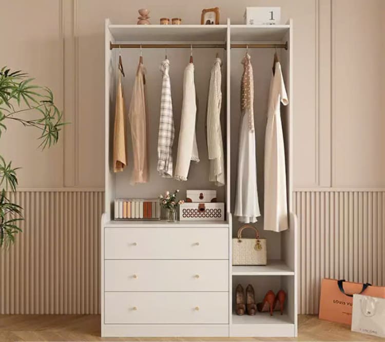 Tủ quần áo không cánh hiện đại TQA32 18 Tủ quần áo không cánh hiện đại TQA32