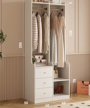 Tủ quần áo không cánh hiện đại TQA32