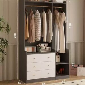 Tủ quần áo không cánh hiện đại TQA32
