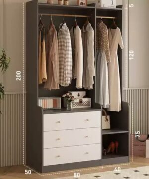 Tủ quần áo không cánh hiện đại TQA32