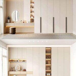 Tủ quần áo liền bàn học , bàn trang điểm TQA35