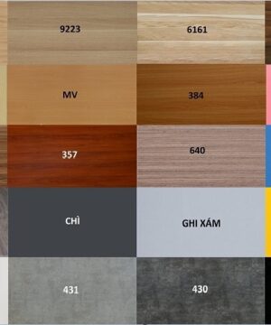 Màu gỗ công nghiệp Melamine